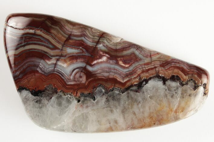 Polished Crazy Lace Agate - Mexico #194135